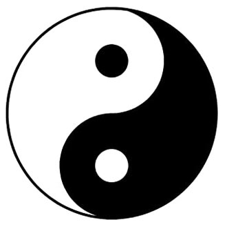 Yin und Yang des Taoismus im Kung Fu